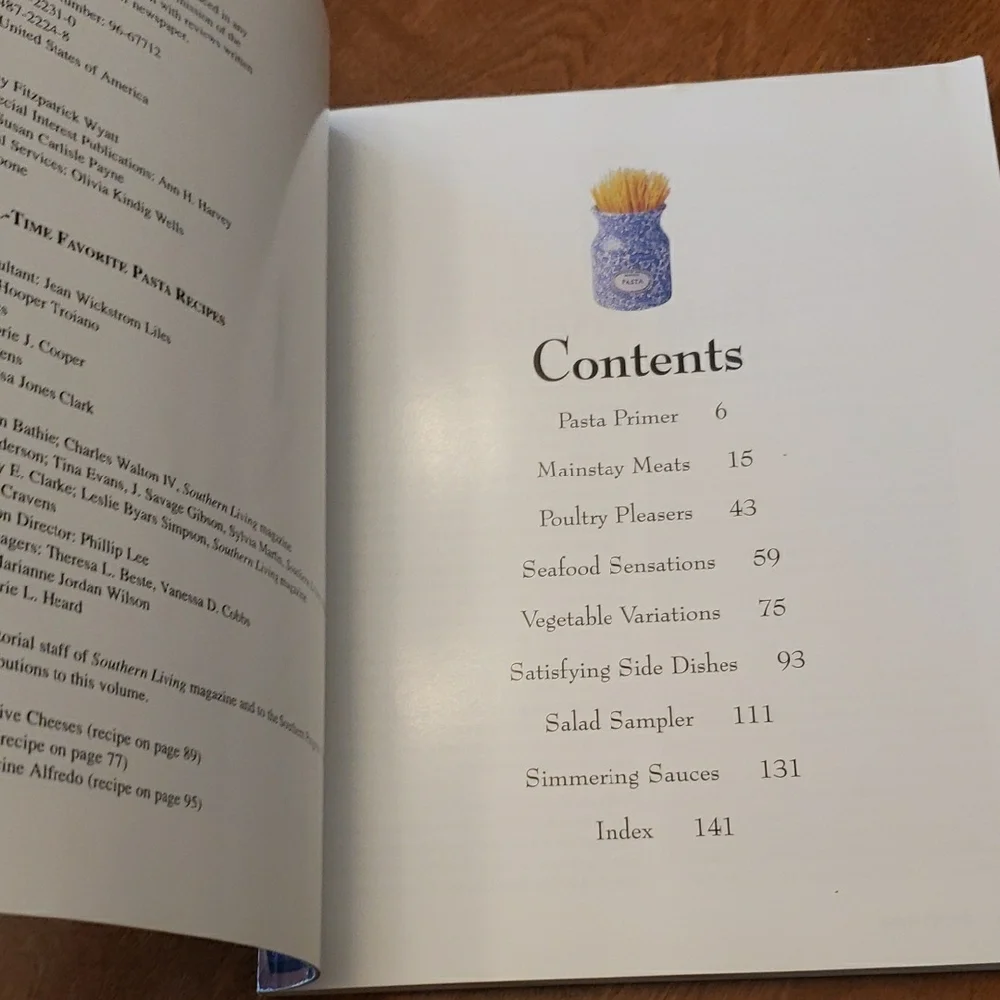 Southern Living All Time Favorite Pasta Recipes Cook Book